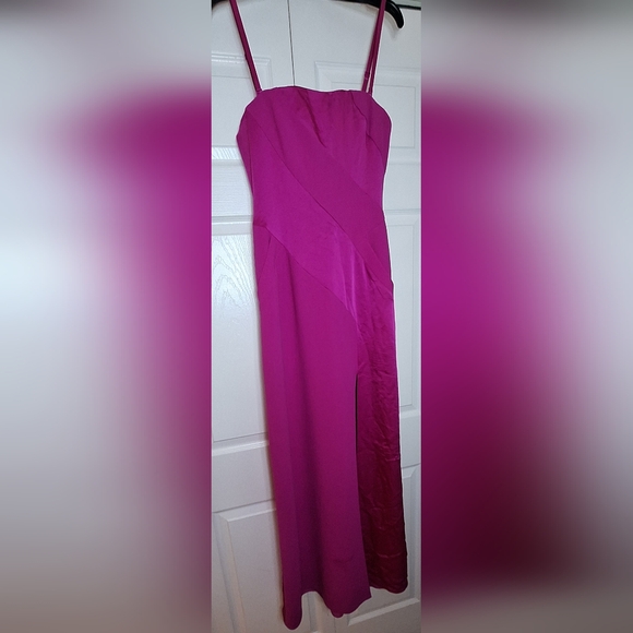 BCBGMaxAzria Claudine Bright Berry Pink Magenta Dress 6 - Picture 2 of 8